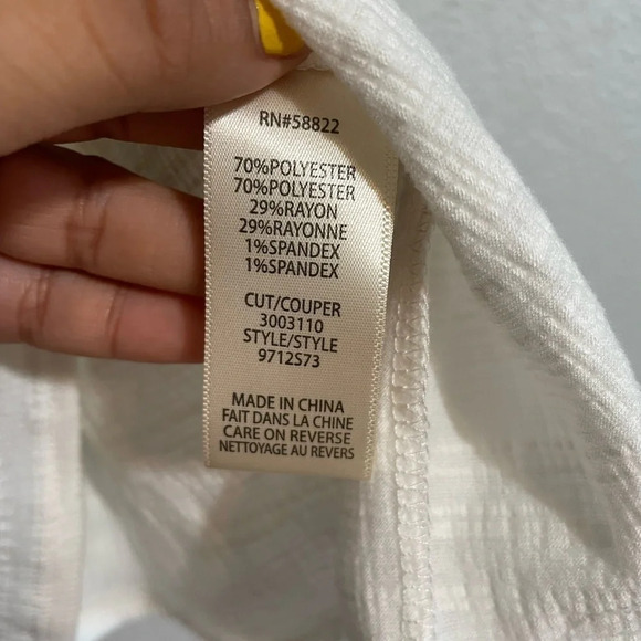 Max Studio Knit Jersey Top Off Shoulders​​​​​ - Picture 4 of 5